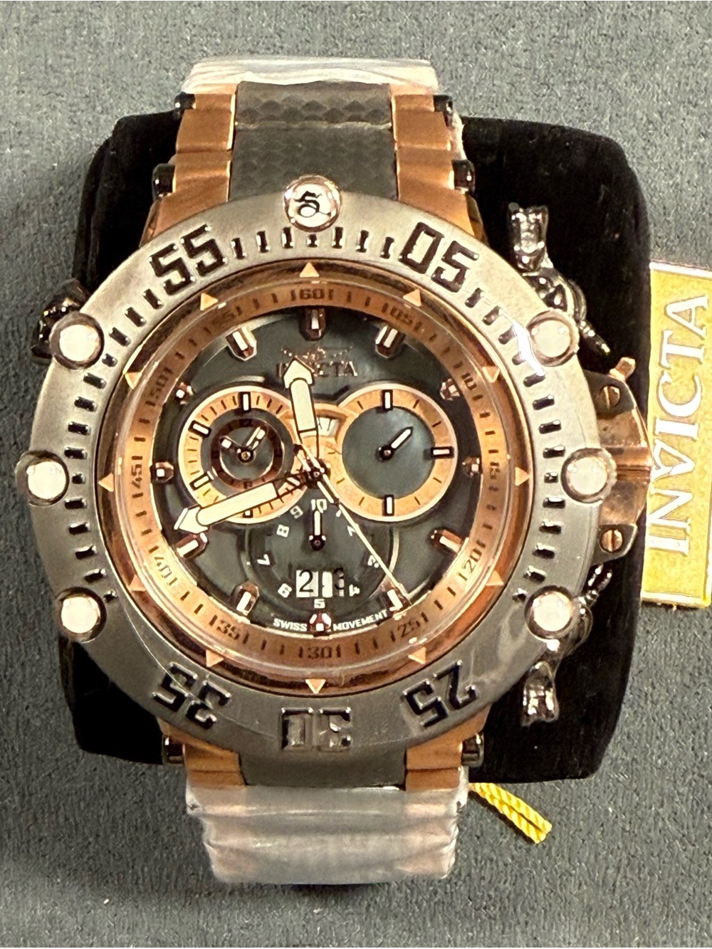 Invicta 32951 SubAqua Men's Two-Tone Silver and Rose Gold Chronograph Watch